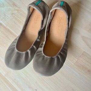 Tieks Taupe Ballet Flats